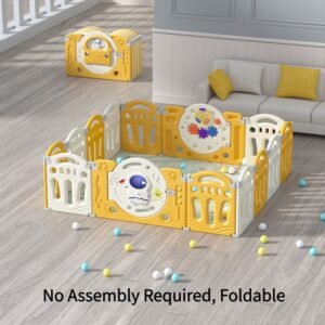 Foldable baby playpen